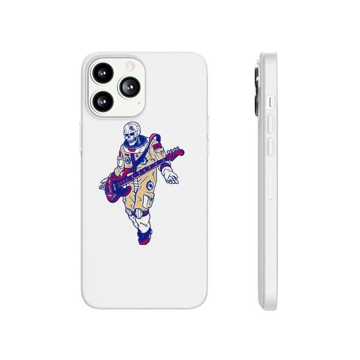 Rock & Roll Skeleton Guitar Astronaut Music Lover Gift Phonecase iPhone