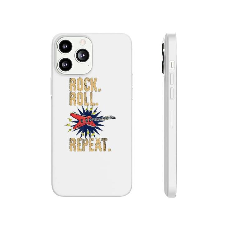 Rock Roll Guitar Repeat Phonecase iPhone