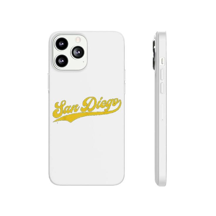 San Diego Baseball Script Gift Phonecase iPhone