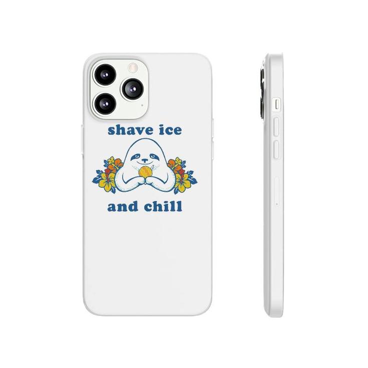 Shave Ice And Chill Sloth Hawaii Gift Surf Phonecase iPhone