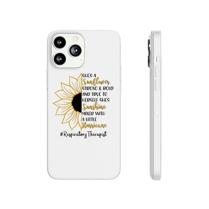 She A Sunflower Respiratory Therapist Phonecase iPhone