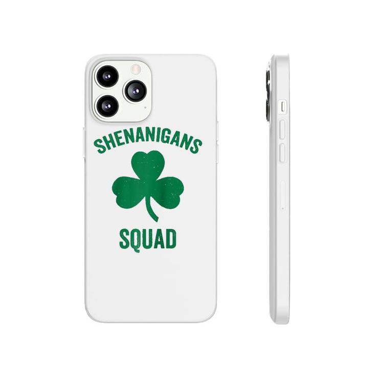Shenanigans Squad Funny St Patrick's Day Matching Group Gift Raglan Baseball Tee Phonecase iPhone