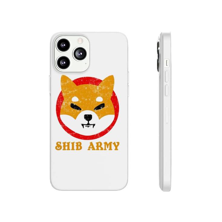 Shib Army Shiba Inu Token Design Shibarmy Cryptocurrency Phonecase iPhone