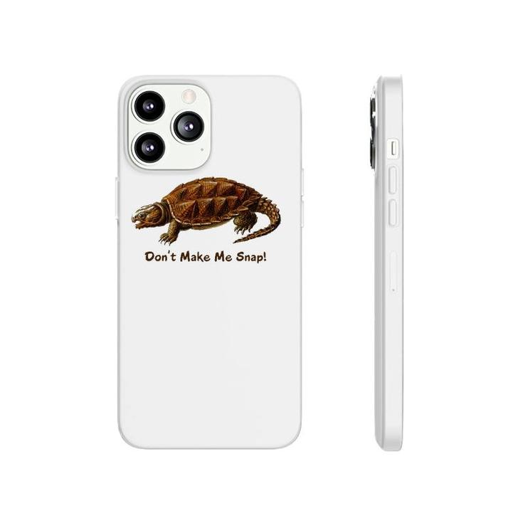 Snapping Turtle Snap Reptile Herp Nature Lover Phonecase iPhone