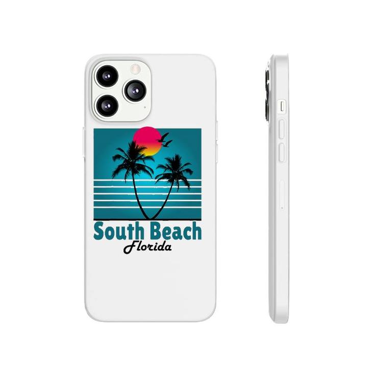 South Beach Miami Florida Seagulls Souvenirs Phonecase iPhone