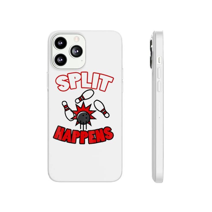 Split Happensfunny Bowling Gift For Bowlers Phonecase iPhone