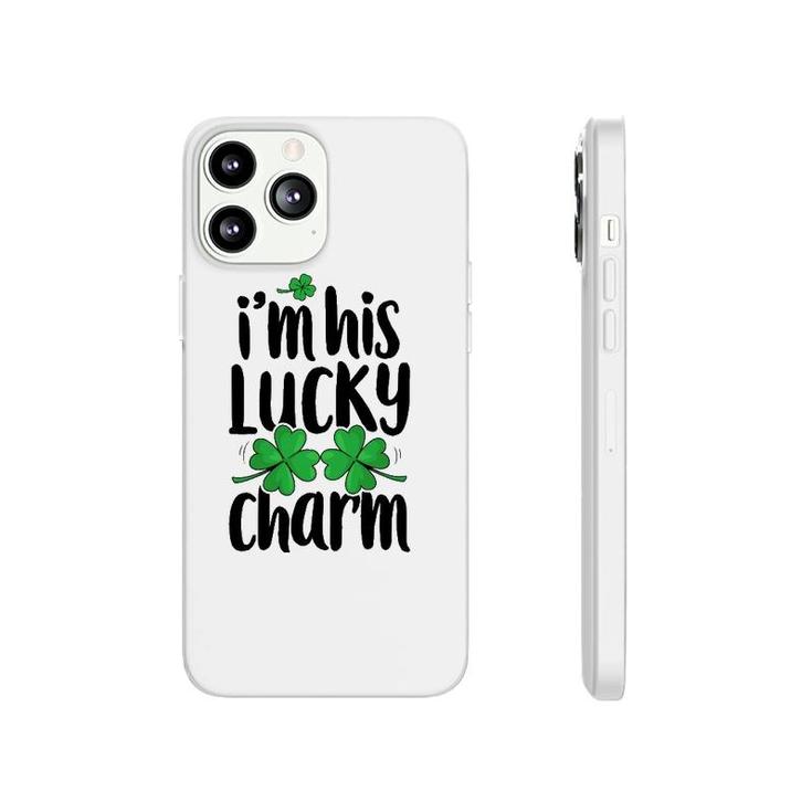 St Patrick's Day Couples I'm His Lucky Charm Matching Gifts Phonecase iPhone