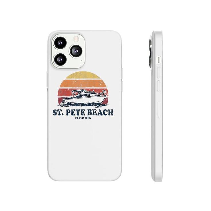 St Pete Beach Fl Vintage Boating 70S Retro Boat Design Raglan Baseball Tee Phonecase iPhone
