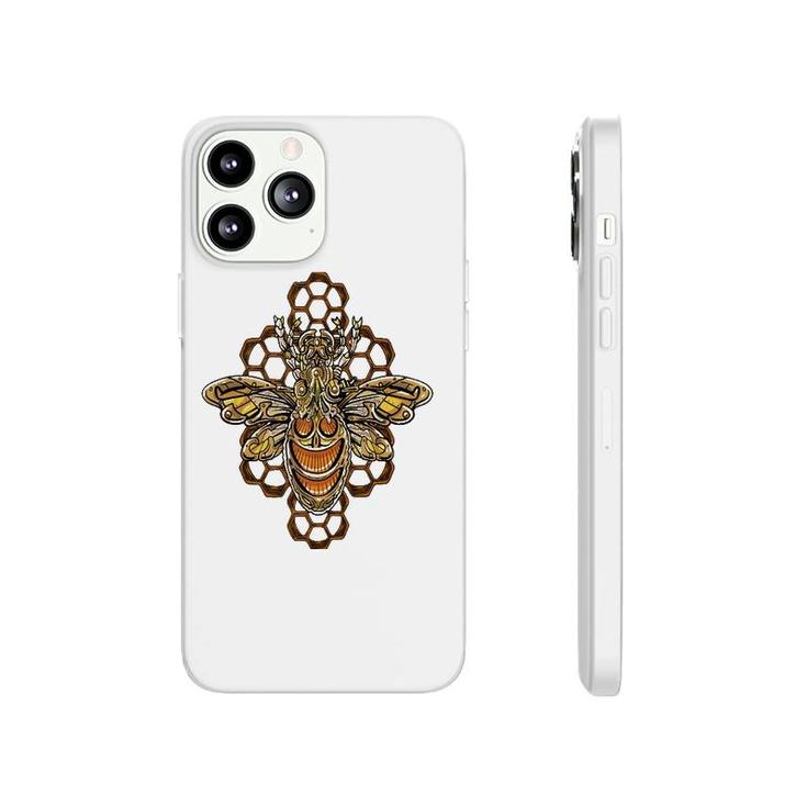 Steampunk Bee Industrial Style Art Decor Tank Top Phonecase iPhone