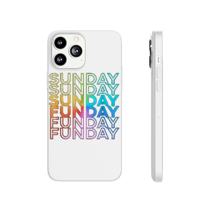 Sunday Funday Rainbow Fade Phonecase iPhone