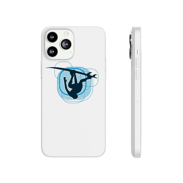 Surf Inside Wave Upside Down Surfing Phonecase iPhone
