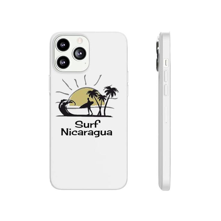 Surf Nicaragua Vacation Souvenir Surfing Phonecase iPhone