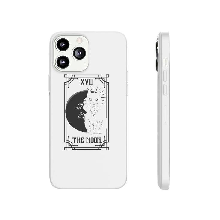 Tarot Card The Moon And The Cat Gothic Pagan Phonecase iPhone