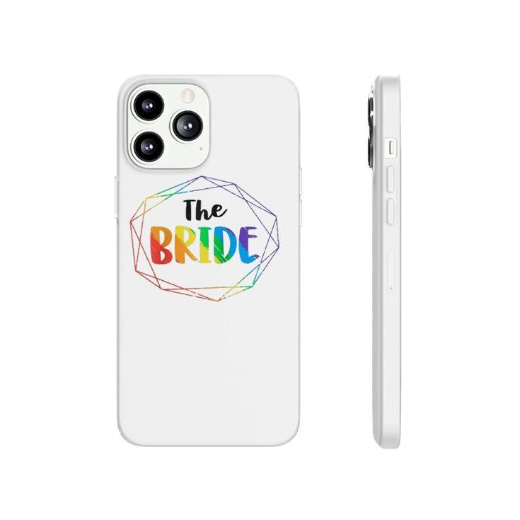 The Bride Gay Lesbian Bachelorette Party Diamond Wedding  Phonecase iPhone