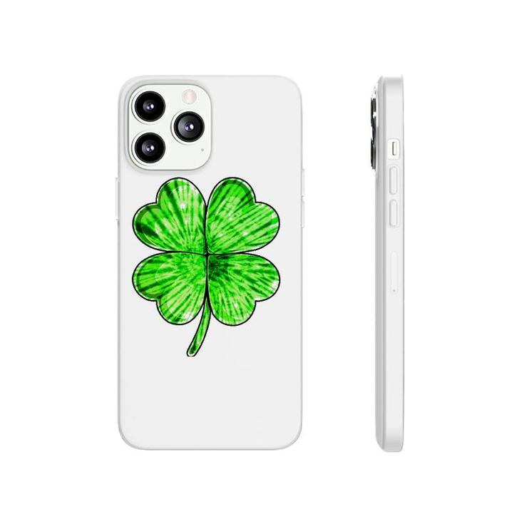 Tie Dye Shamrock Lucky Four-Leaf Clover St Patrick's Day Phonecase iPhone
