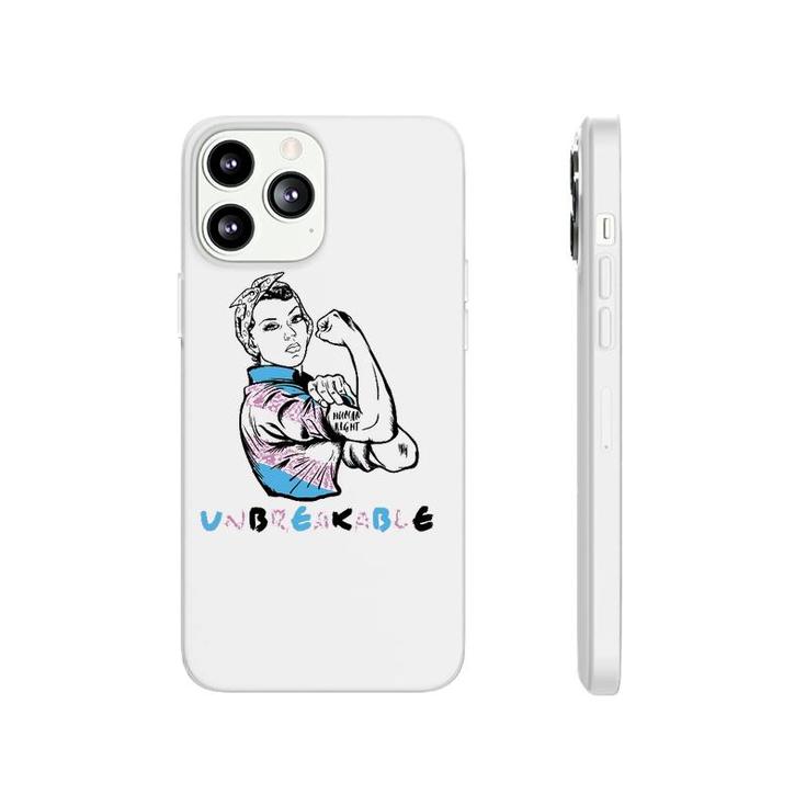 Trans Transgender Human Rights Unbreakable Cool Lgbt Gift Phonecase iPhone