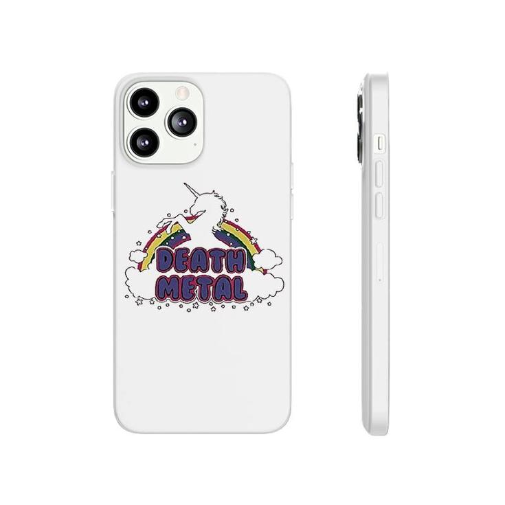 Unicorn Metal  Rainbow Hilarious Cute Phonecase iPhone