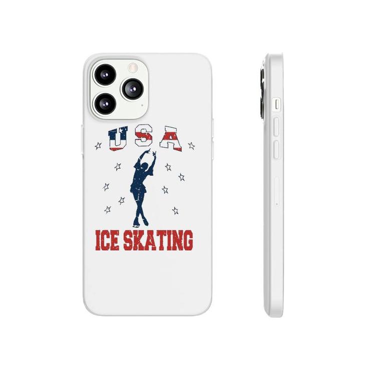 Usa Ice Skating Dance Support Phonecase iPhone