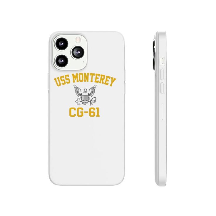 Uss Monterey Cg 61  Phonecase iPhone