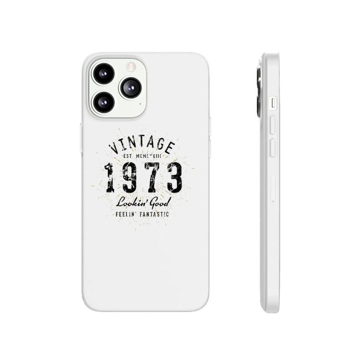 Vintage 49Th Birthday Born In 1973 Ver2 Phonecase iPhone