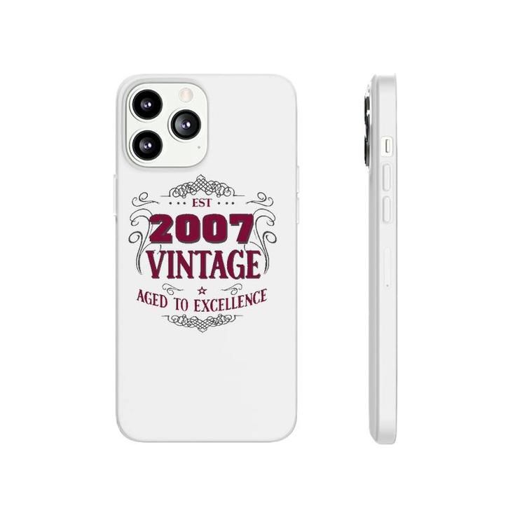 Vintage Est 2007 Birthday Gifts For Men & Women Phonecase iPhone