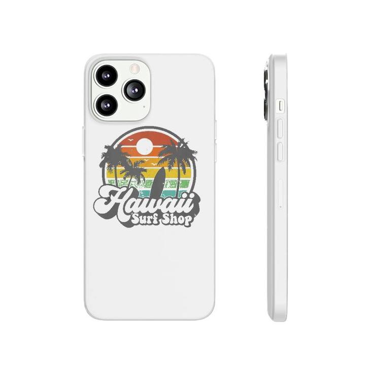 Vintage Hawaii Surf Shop Hawaiian Beach Surfing 70'S Gift Tank Top Phonecase iPhone