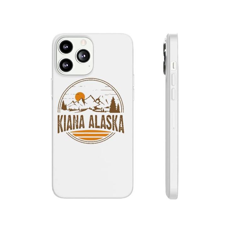 Vintage Kiana, Alaska Mountain Hiking Souvenir Print Phonecase iPhone