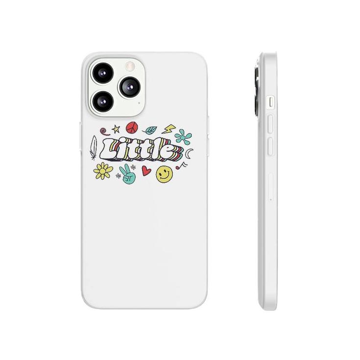 Vintage Little Love Peace Sorority Matching Little Sister Phonecase iPhone