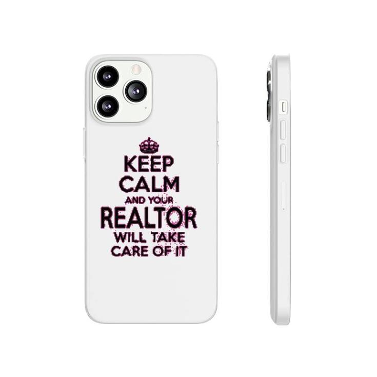 Wear Realtor Gifts Keep Calm Realtor Phonecase iPhone
