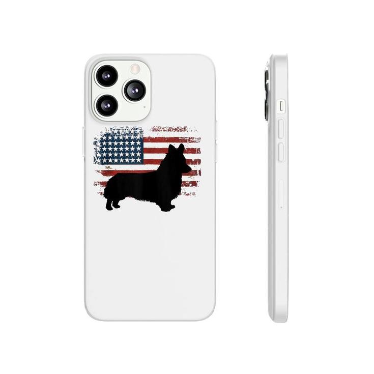 Welsh Corgi American Flag 4Th Of July Dog Patriotic  Phonecase iPhone