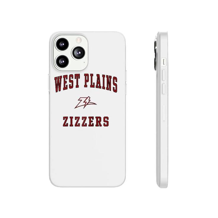 West Plains High School Zizzers Raglan Baseball Tee Phonecase iPhone
