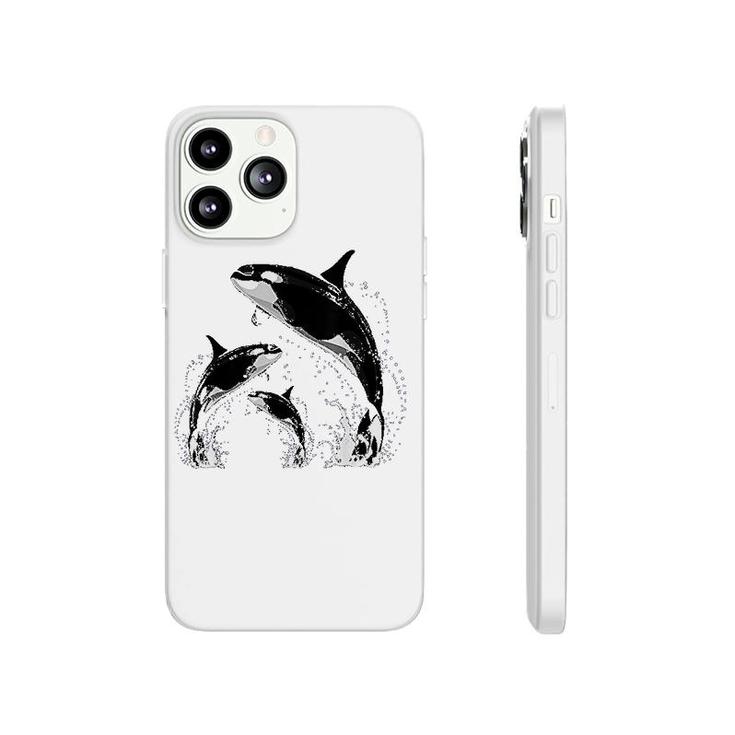 Whale Jumping Killer Whales Killer Phonecase iPhone