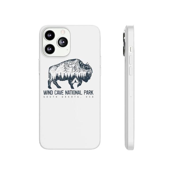 Wind Cave National Park Sd Bison Buffalo Tee Phonecase iPhone