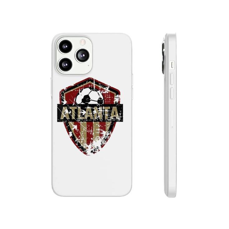 Womens Atlanta Soccer Jersey Style United Football Fan Fc V-Neck Phonecase iPhone