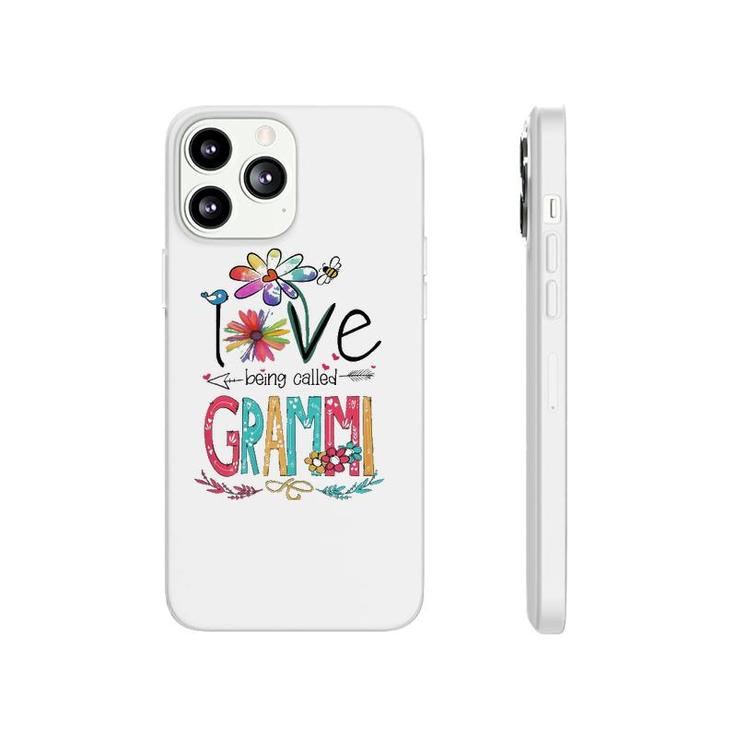Womens I Love Being Called Grammi Sunflower Gifts Phonecase iPhone