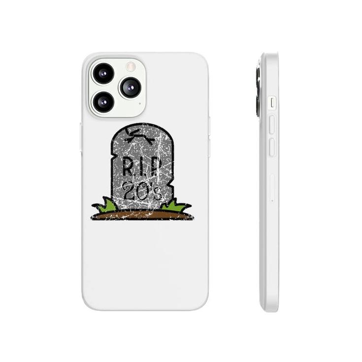 Womens RIP Death To My 20'S Party 30Th Birthday Funny Vintage Phonecase iPhone