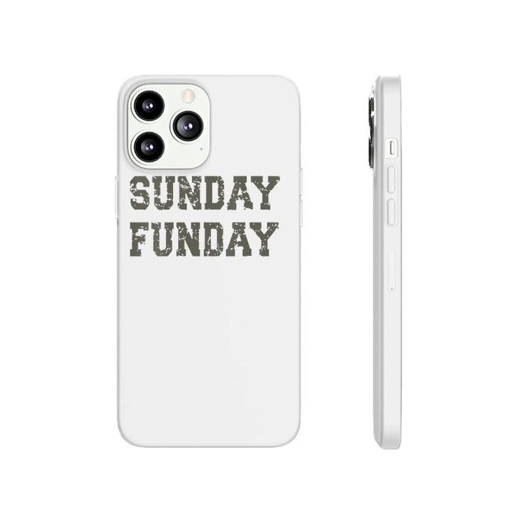 Womens Sunday Funday Design Sunday Funday Football Game Day  Phonecase iPhone