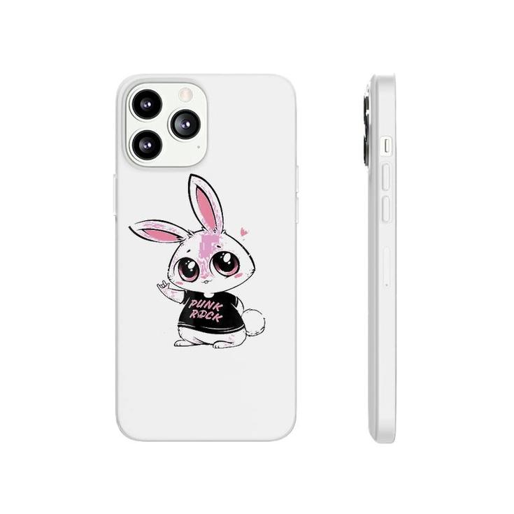 Woot Punk Rock Bunny Men Women Gift Phonecase iPhone