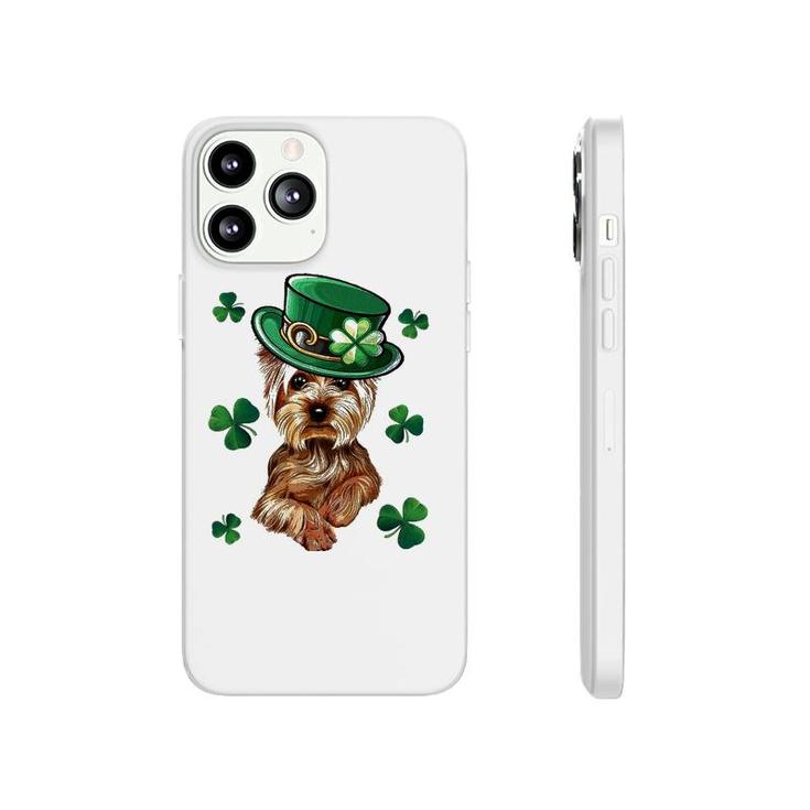 Yorkshire Terrier  StPatrick's Day Dog Shamrock Phonecase iPhone