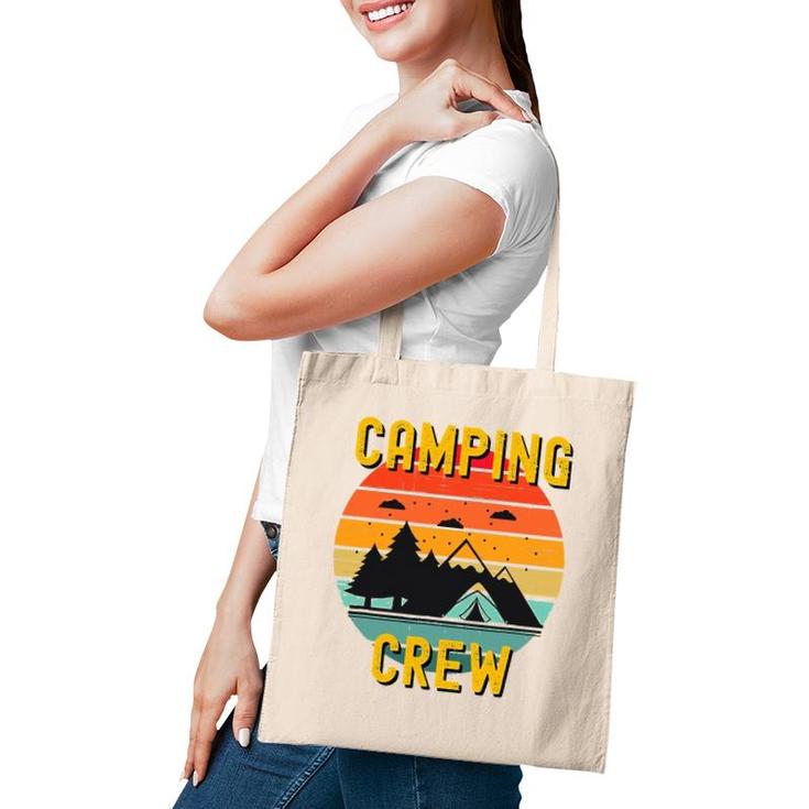 2021 Camping Crew Family Camper Road Trip Matching Group Tote Bag