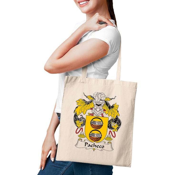 Pacheco Coat Of Arms Family Crest Tote Bag