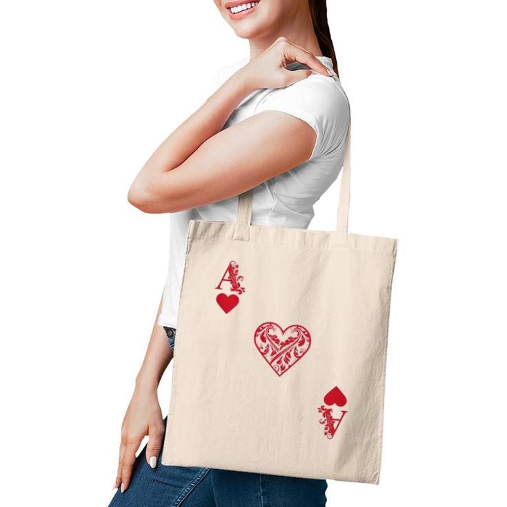 Ace Of Hearts Costume  - Funny Halloween Gift Tote Bag