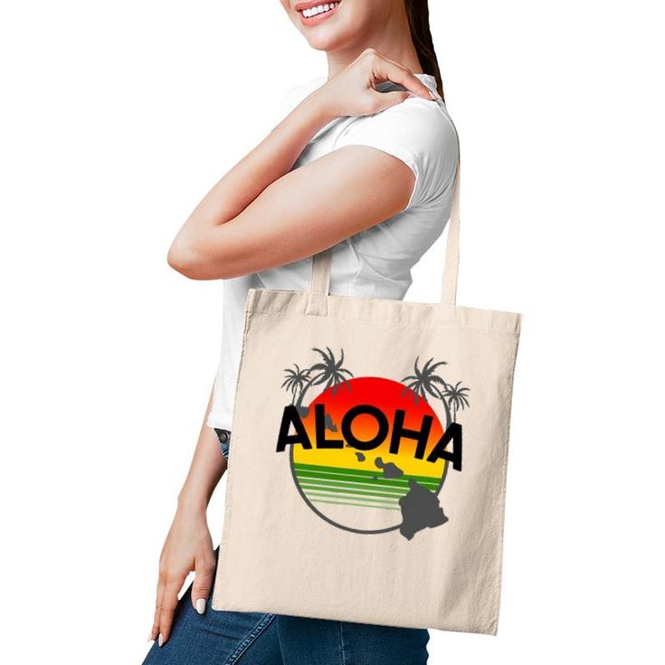 Aloha Hawaii Palm Tree - Feel The Aloha Hawaiian Spirit  Tote Bag