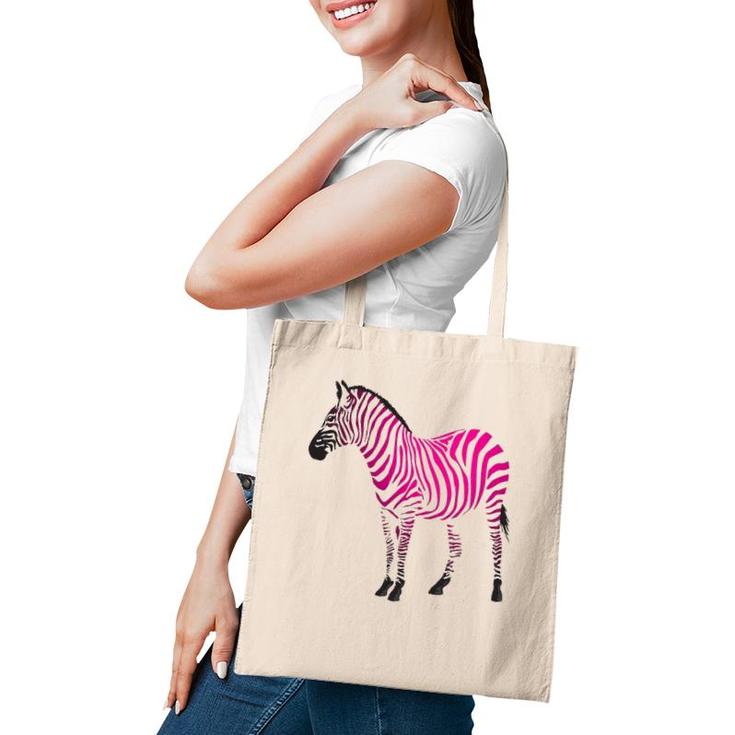 Beautiful Zebra Pink Sassy Art Tote Bag