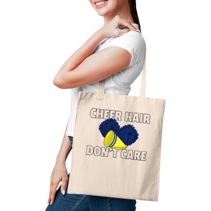 Cheer Hair Don't Care Gift For Cheerleader Girls Tote Bag