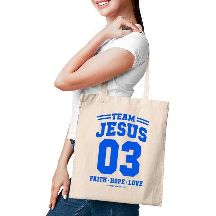 Christian Gift Team Jesus 03 Reason For The Season Christmas  Tote Bag