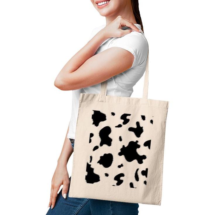 Cow Print Pattern Animal Funny Cute Halloween Costume Tote Bag