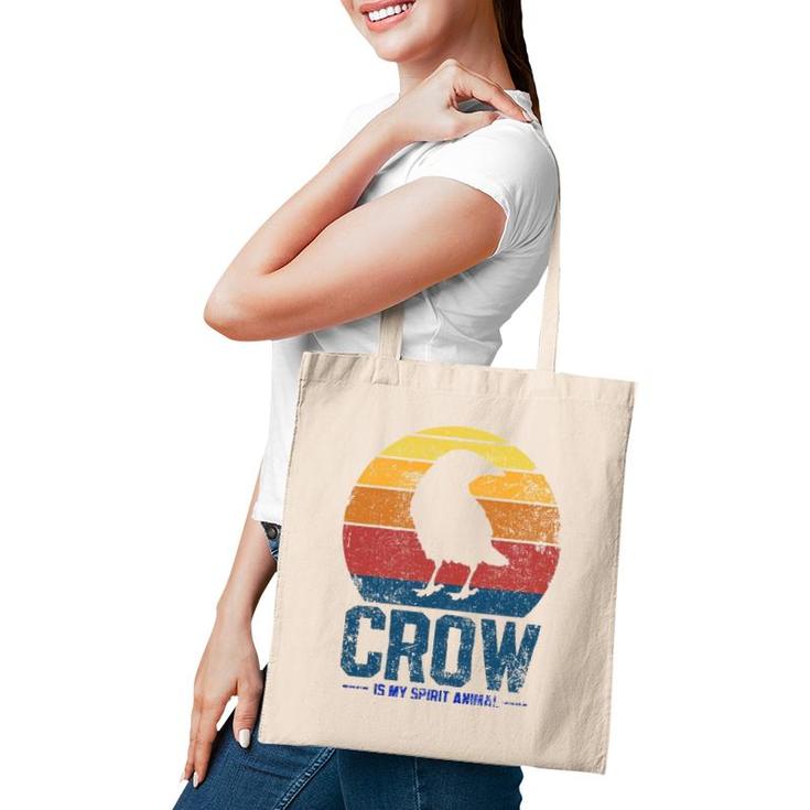 Crow Birder Birdwatching Vintage Gift Tote Bag