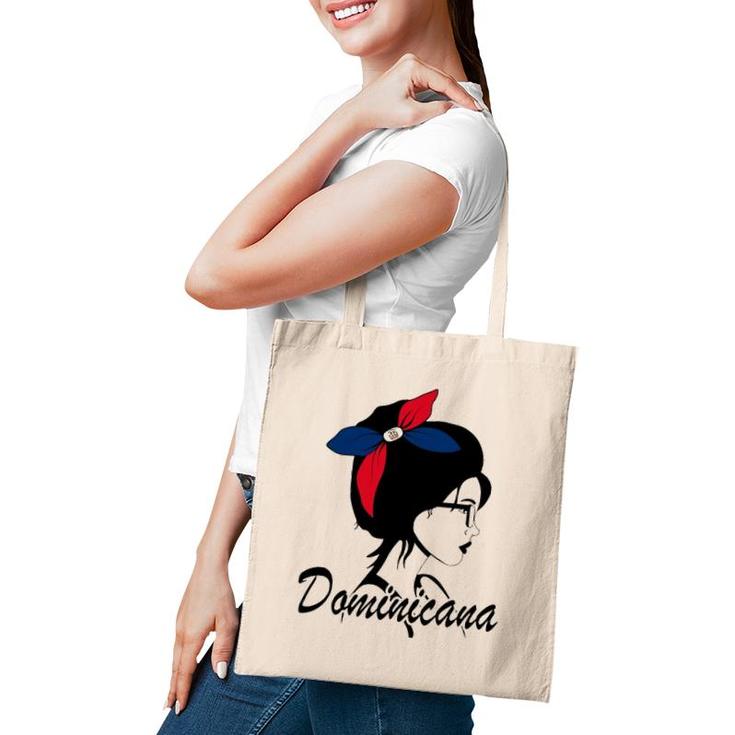 Dominicana Girl Dominican Mujer Dominican Republic Flag Tote Bag