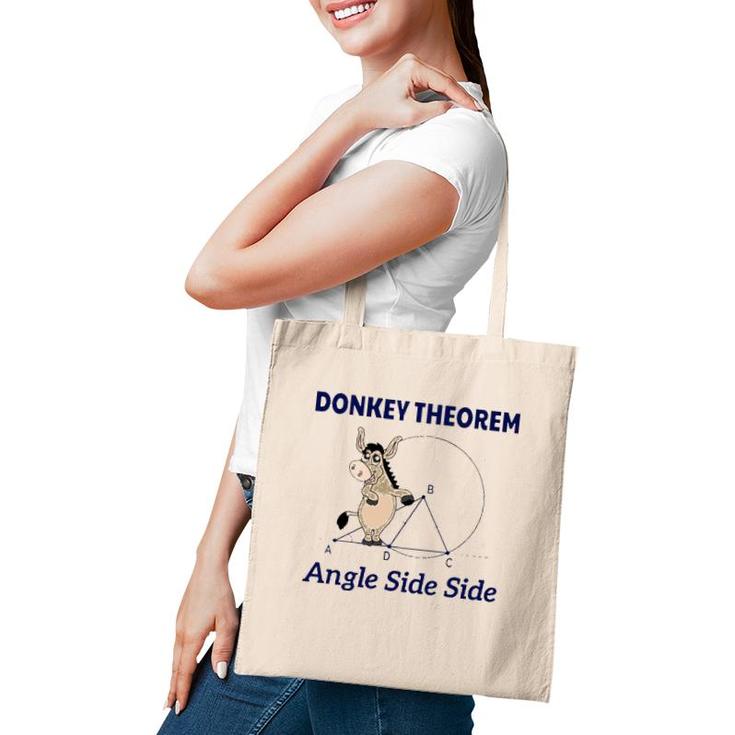 Donkey Theorem Angle Side Side Tote Bag